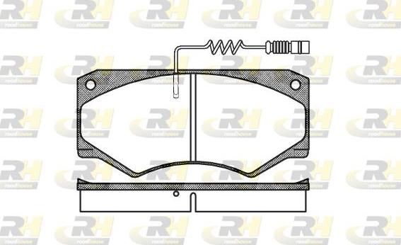 Roadhouse 2047.14 - Bremžu uzliku kompl., Disku bremzes www.autospares.lv