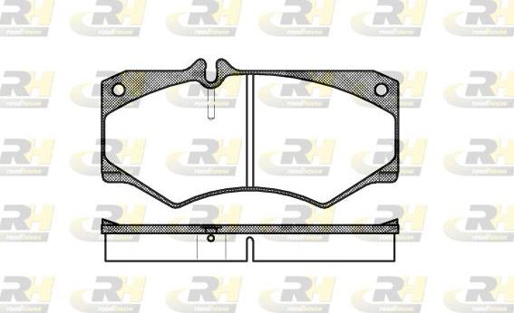 Roadhouse 2047.30 - Bremžu uzliku kompl., Disku bremzes www.autospares.lv