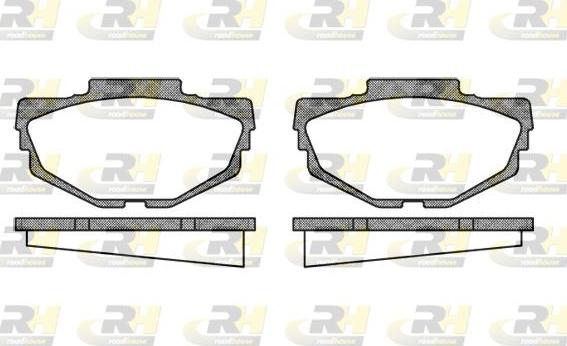 Roadhouse 2053.00 - Brake Pad Set, disc brake www.autospares.lv