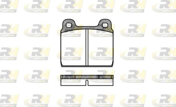 Roadhouse 2002.00 - Brake Pad Set, disc brake www.autospares.lv