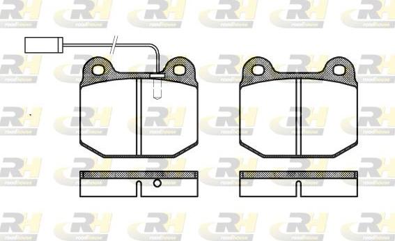 Roadhouse 2014.21 - Bremžu uzliku kompl., Disku bremzes www.autospares.lv