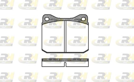 Roadhouse 2010.00 - Bremžu uzliku kompl., Disku bremzes www.autospares.lv