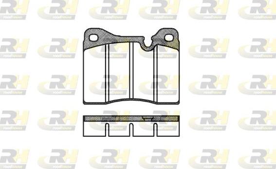 Roadhouse 2011.20 - Brake Pad Set, disc brake www.autospares.lv