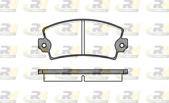 Roadhouse 2021.00 - Bremžu uzliku kompl., Disku bremzes www.autospares.lv