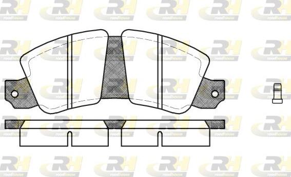 TRW GDB167 - Тормозные колодки, дисковые, комплект www.autospares.lv