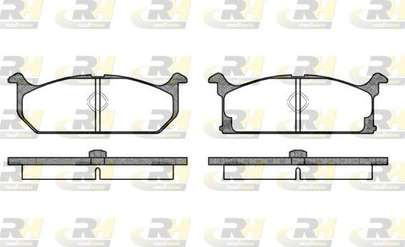 Roadhouse 2194.00 - Brake Pad Set, disc brake www.autospares.lv