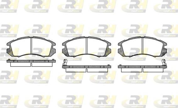 Roadhouse 2191.12 - Brake Pad Set, disc brake www.autospares.lv