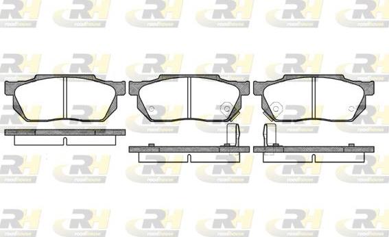 Roadhouse 2193.02 - Brake Pad Set, disc brake www.autospares.lv