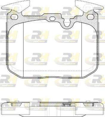 Roadhouse 21491.10 - Bremžu uzliku kompl., Disku bremzes www.autospares.lv