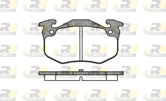 Roadhouse 2144.60 - Тормозные колодки, дисковые, комплект www.autospares.lv