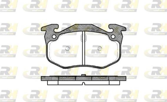 Delphi LP1118 - Тормозные колодки, дисковые, комплект www.autospares.lv