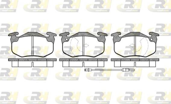 Roadhouse 2144.02 - Bremžu uzliku kompl., Disku bremzes www.autospares.lv