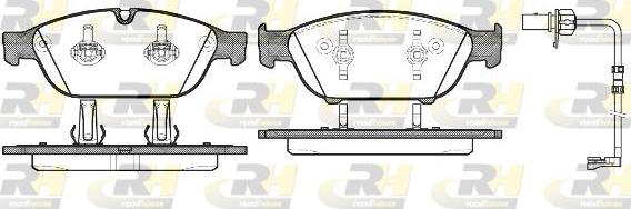 Roadhouse 21441.12 - Bremžu uzliku kompl., Disku bremzes www.autospares.lv