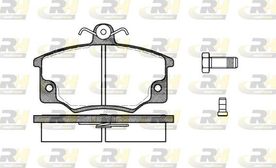 Roadhouse 2146.44 - Тормозные колодки, дисковые, комплект www.autospares.lv