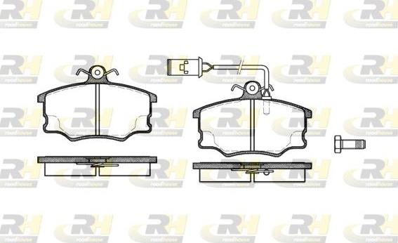 Roadhouse 2146.52 - Тормозные колодки, дисковые, комплект www.autospares.lv