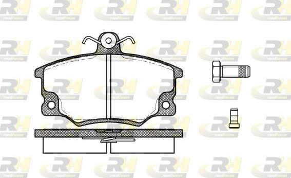 Roadhouse 2146.14 - Brake Pad Set, disc brake www.autospares.lv