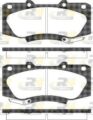 Roadhouse 21468.04 - Brake Pad Set, disc brake www.autospares.lv