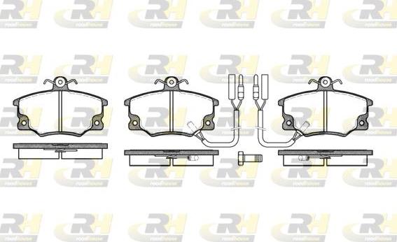 Roadhouse 2146.22 - Brake Pad Set, disc brake www.autospares.lv