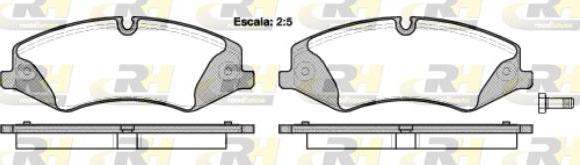 Roadhouse 21409.00 - Brake Pad Set, disc brake www.autospares.lv