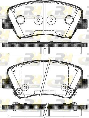 Roadhouse 21412.32 - Bremžu uzliku kompl., Disku bremzes www.autospares.lv