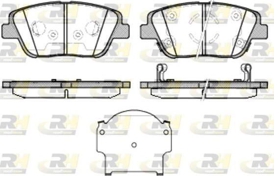 Roadhouse 21423.02 - Тормозные колодки, дисковые, комплект www.autospares.lv