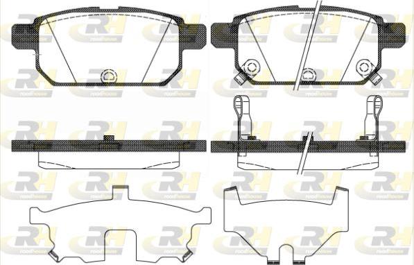 Roadhouse 21471.02 - Brake Pad Set, disc brake www.autospares.lv