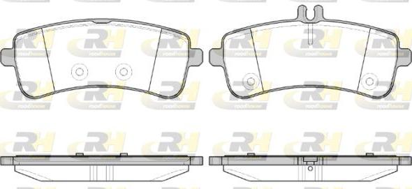 Roadhouse 21594.00 - Тормозные колодки, дисковые, комплект www.autospares.lv