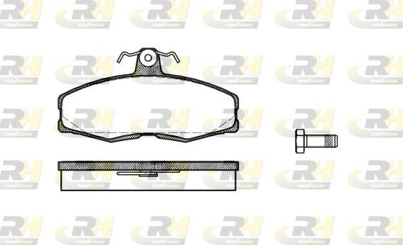 Roadhouse 2154.00 - Brake Pad Set, disc brake www.autospares.lv