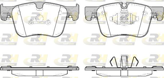 Roadhouse 21560.10 - Bremžu uzliku kompl., Disku bremzes autospares.lv