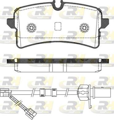 Roadhouse 21505.02 - Bremžu uzliku kompl., Disku bremzes www.autospares.lv