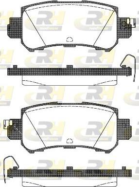 Roadhouse 21507.00 - Brake Pad Set, disc brake www.autospares.lv