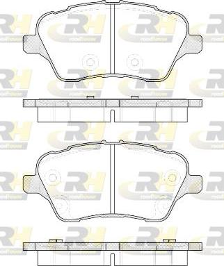 Roadhouse 21514.00 - Тормозные колодки, дисковые, комплект www.autospares.lv