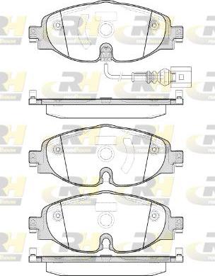 Roadhouse 21515.01 - Bremžu uzliku kompl., Disku bremzes www.autospares.lv