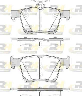 Roadhouse 21516.00 - Тормозные колодки, дисковые, комплект www.autospares.lv