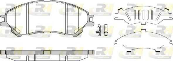 Roadhouse 21589.02 - Brake Pad Set, disc brake www.autospares.lv