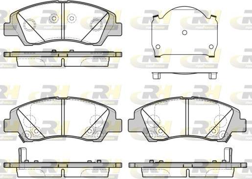 Roadhouse 21583.02 - Bremžu uzliku kompl., Disku bremzes www.autospares.lv