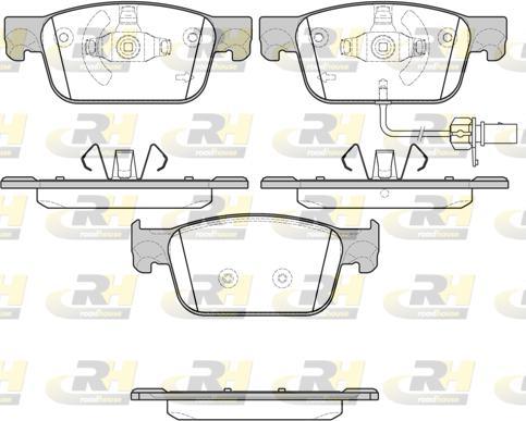 Roadhouse 21692.01 - Bremžu uzliku kompl., Disku bremzes www.autospares.lv