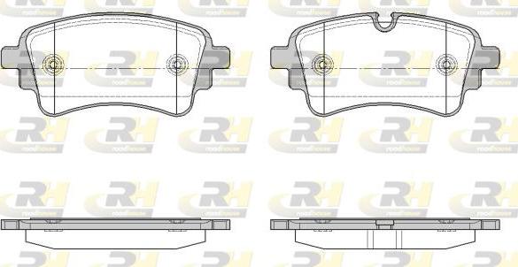 Roadhouse 21669.10 - Bremžu uzliku kompl., Disku bremzes autospares.lv