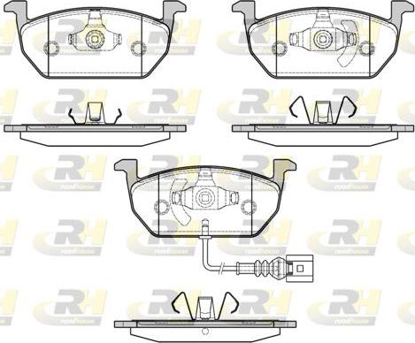 Roadhouse 21601.01 - Тормозные колодки, дисковые, комплект www.autospares.lv