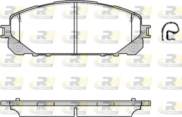 Roadhouse 21613.00 - Bremžu uzliku kompl., Disku bremzes autospares.lv