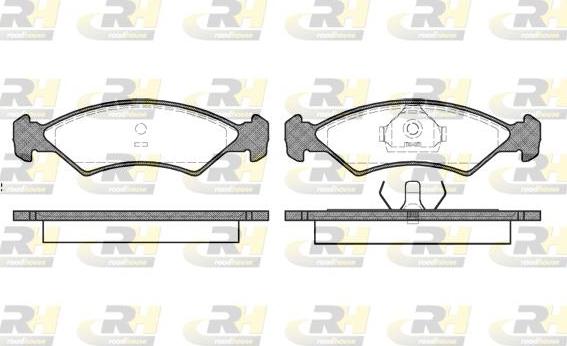 Roadhouse 2168.00 - Bremžu uzliku kompl., Disku bremzes www.autospares.lv