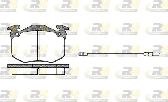 Roadhouse 2163.02 - Bremžu uzliku kompl., Disku bremzes autospares.lv