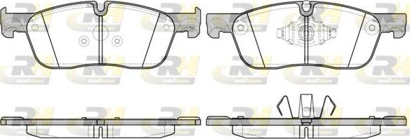 Roadhouse 21633.10 - Brake Pad Set, disc brake www.autospares.lv