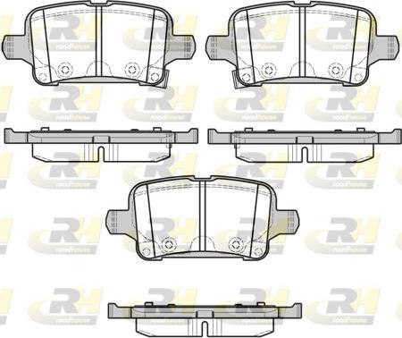 Roadhouse 21628.02 - Bremžu uzliku kompl., Disku bremzes autospares.lv