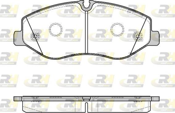 Roadhouse 21623.00 - Bremžu uzliku kompl., Disku bremzes autospares.lv