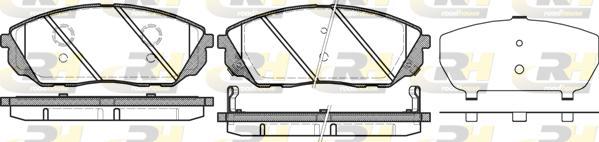 Roadhouse 21041.12 - Bremžu uzliku kompl., Disku bremzes www.autospares.lv