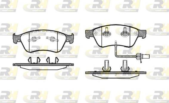 Roadhouse 21056.02 - Bremžu uzliku kompl., Disku bremzes www.autospares.lv