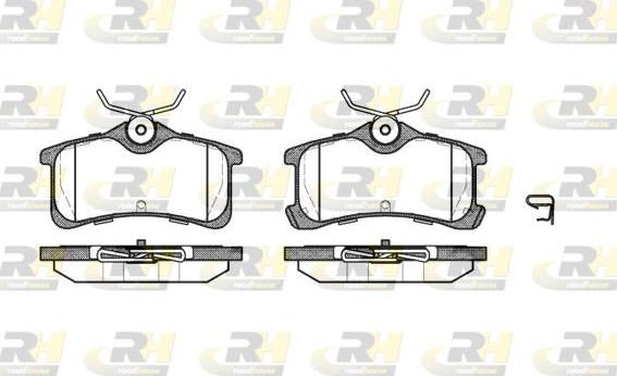 Roadhouse 21050.02 - Brake Pad Set, disc brake www.autospares.lv