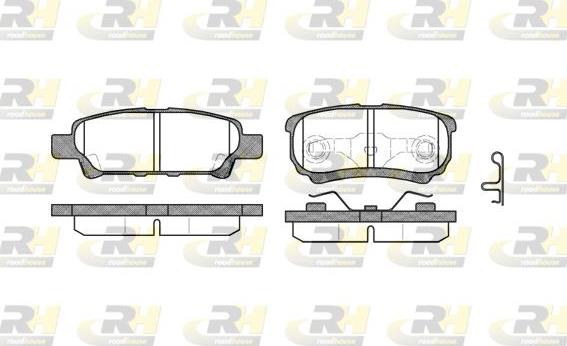 Roadhouse 21051.02 - Brake Pad Set, disc brake www.autospares.lv