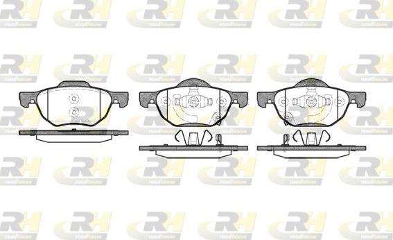 Roadhouse 21068.02 - Brake Pad Set, disc brake www.autospares.lv